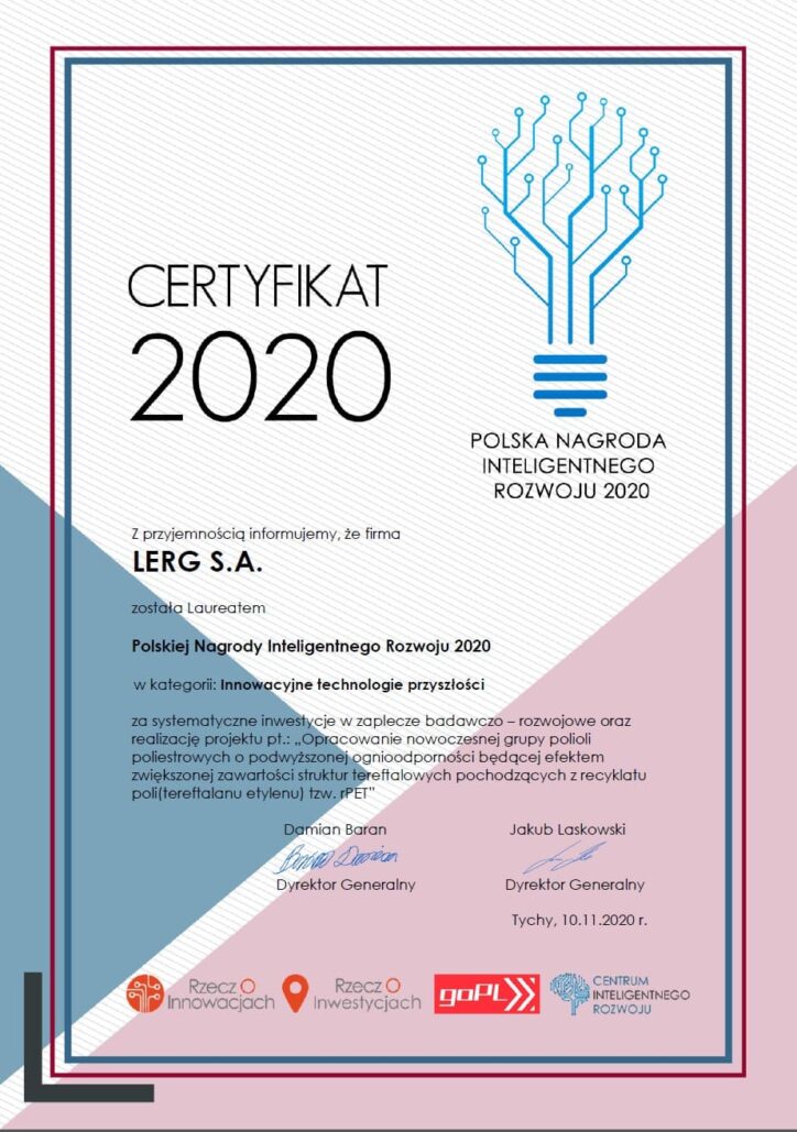 Polska Nagroda Inteligentnego Rozwoju 2020